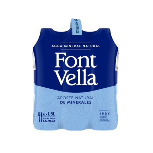 Agua Font Vella 6x1,5L image 0