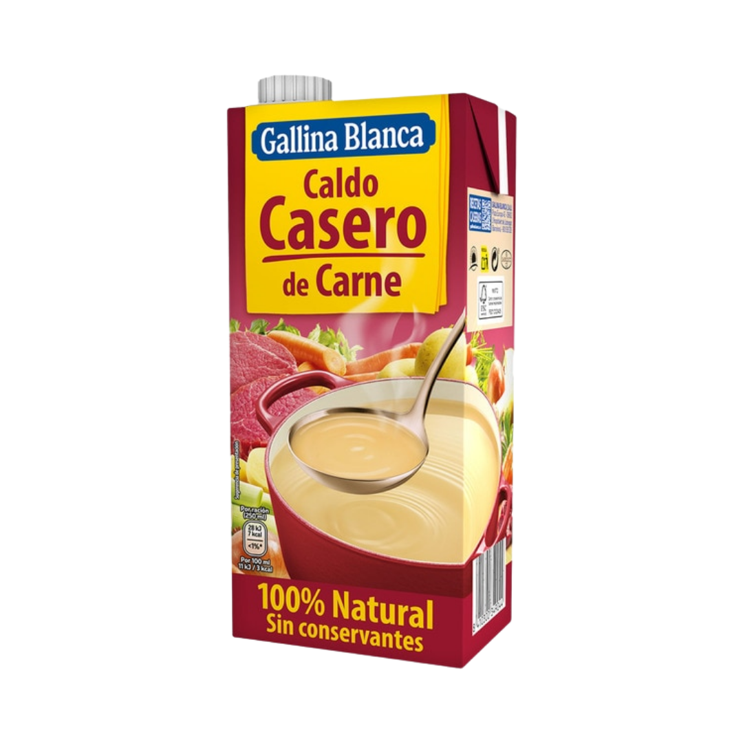 Caldo Casero de Carne Gallina Blanca 1L image 0