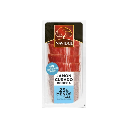 Jamón Curado 25% Menos de Sal Navidul 45g image 0