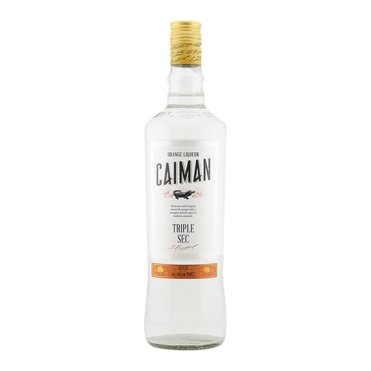 Licor de Taronja Triple Caimán Seco (botella cilíndrica) image 0