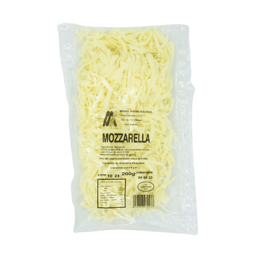 Queso Rallado Mozzarella 200g image 0