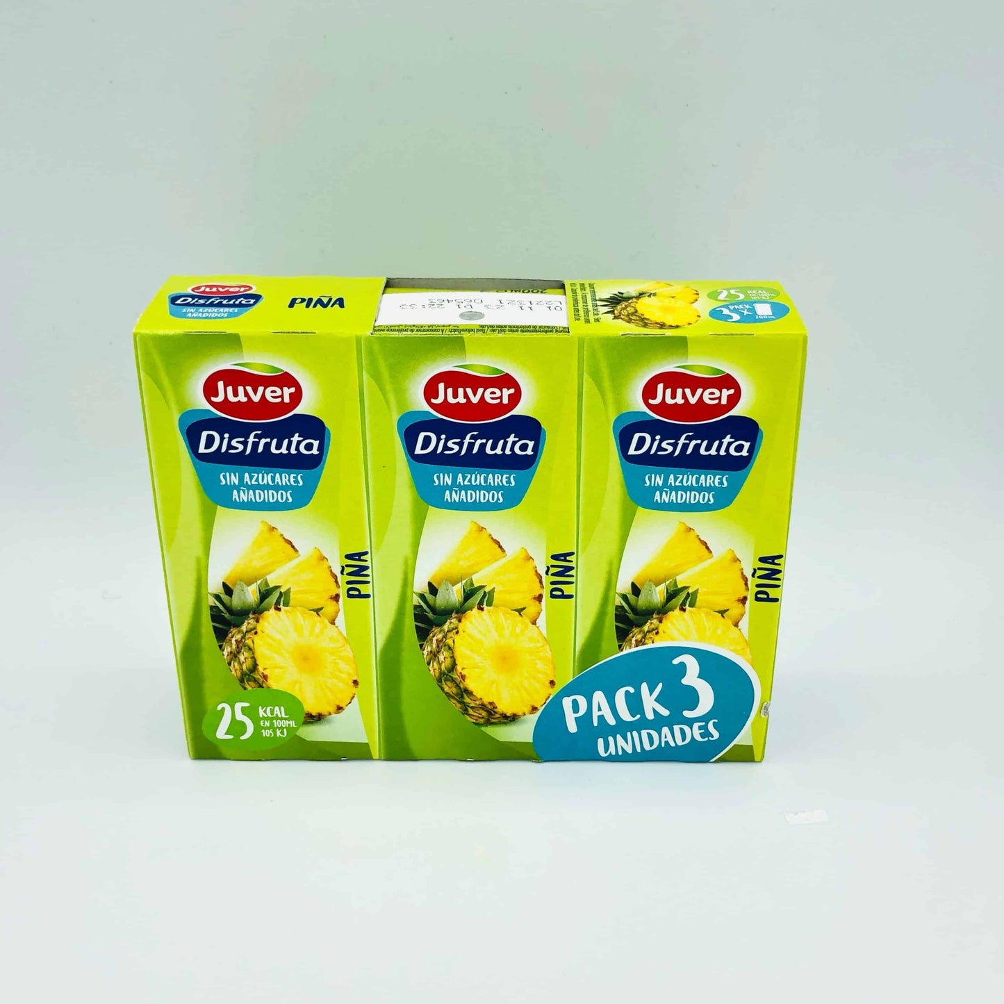 Zumo de Piña Juver Disfruta Pack de 3 de 200ml image 0