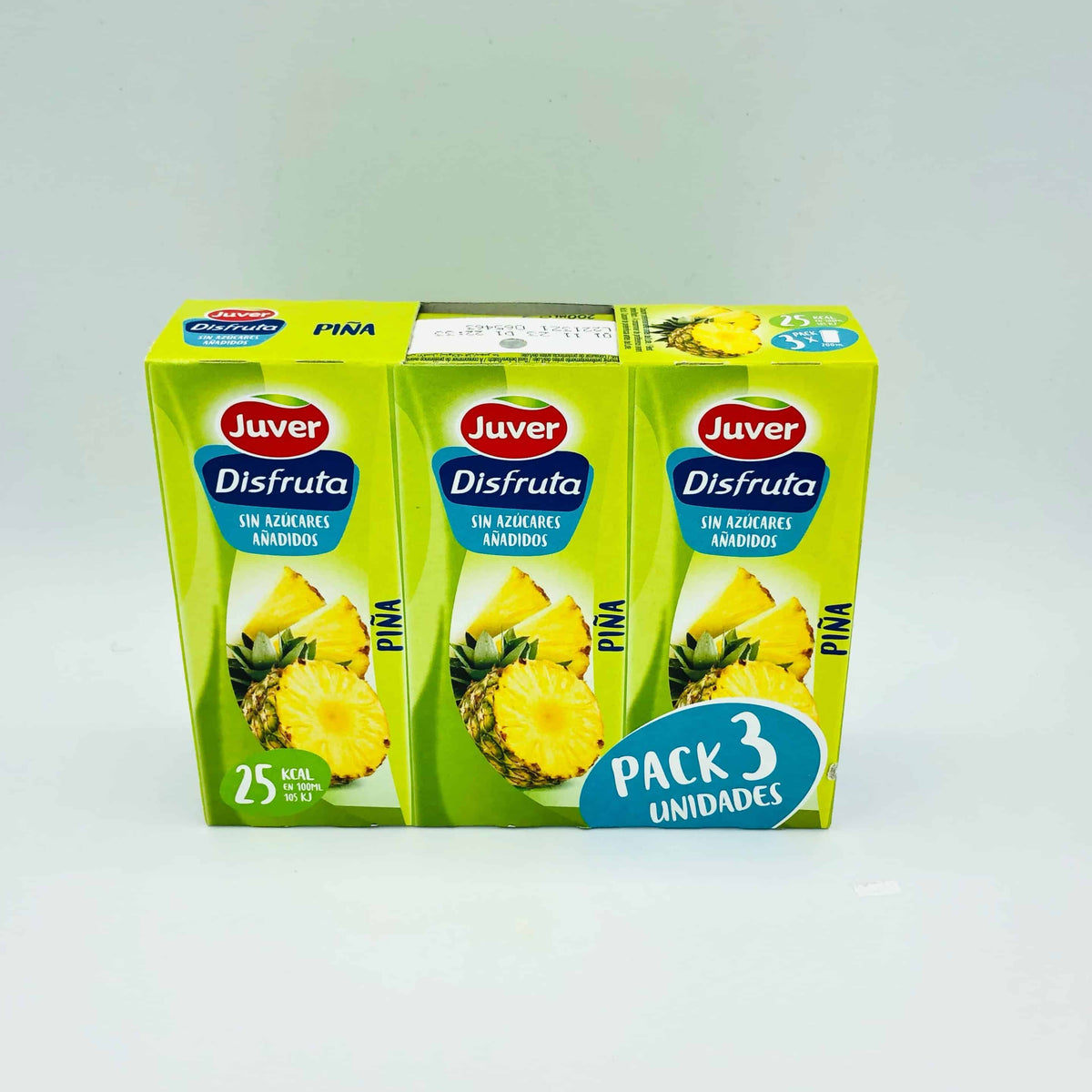 Zumo de Piña Juver Disfruta Pack de 3 de 200ml image 0