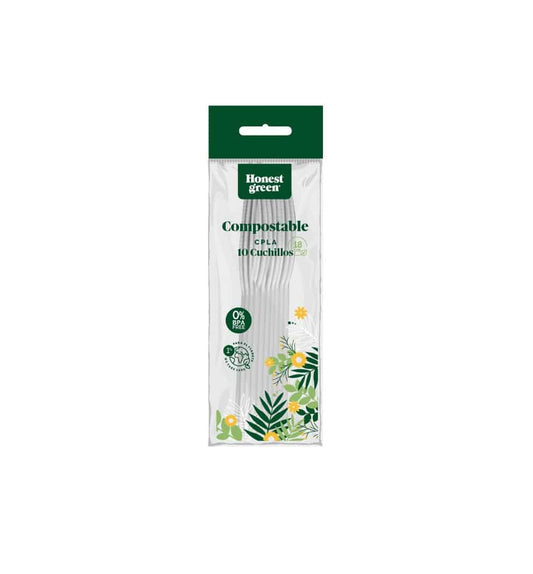 Cuchillo Compostable Honest Green 10u image 0