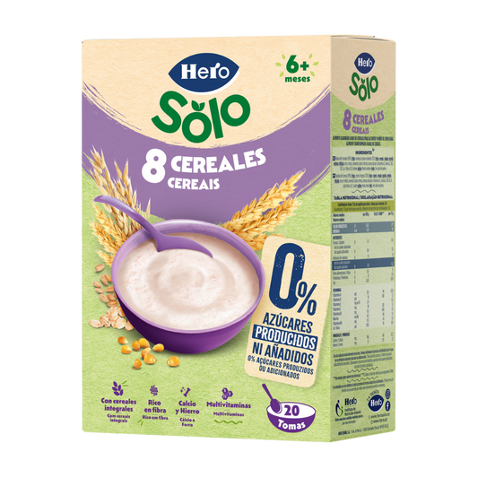 Hero Solo Papilla 8 Cereales image 0