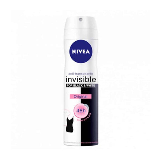 Desodorante Spray Nivea Black & White Invisible image 0