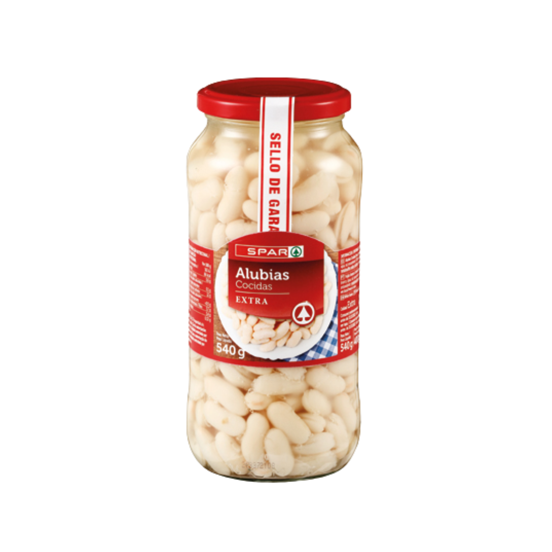 Alubias Cocidas SPAR Tarro 540g image 0