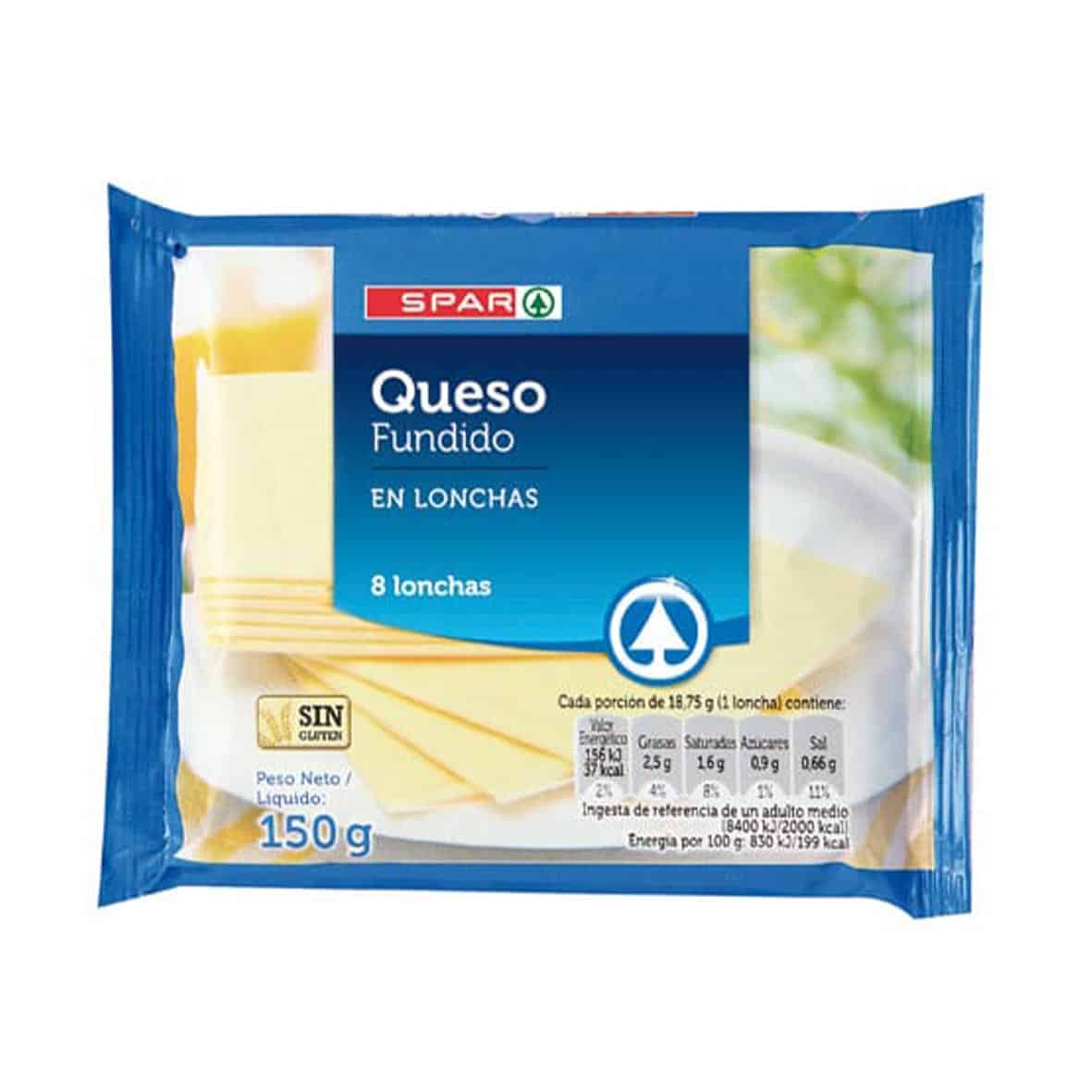 Queso Fundido en Lonchas SPAR image 0
