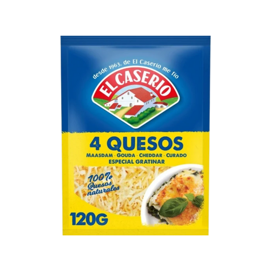 4 Quesos Rallado El Caserío 120g image 0
