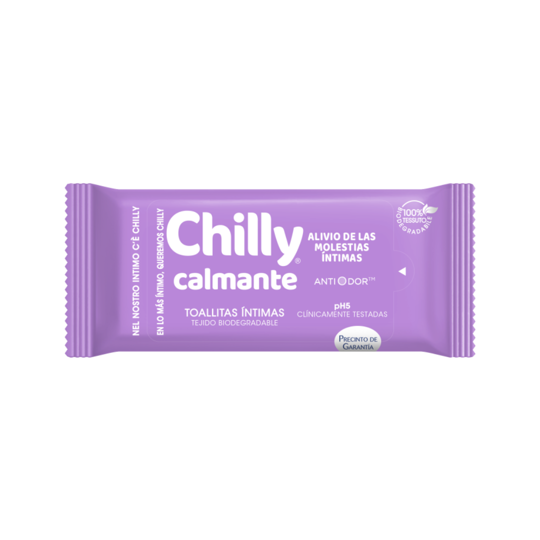 Toallitas Íntimas Chilly Calmante 12u image 0
