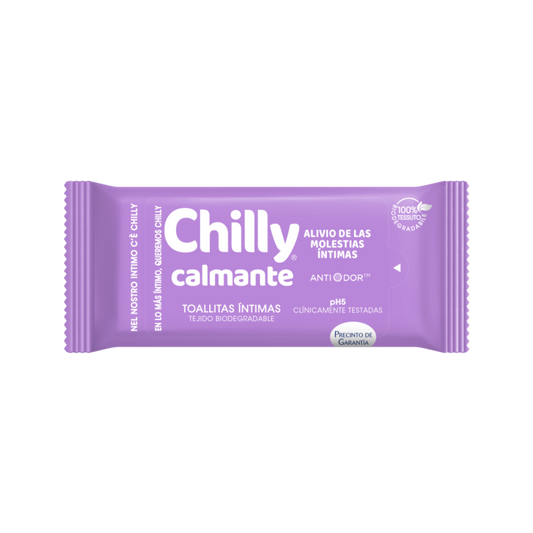 Toallitas Íntimas Chilly Calmante 12u image 0