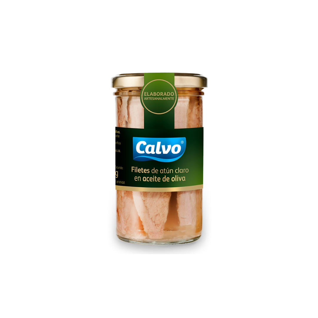 Filetes de Atún en Aceite de Oliva Calvo 250g image 0