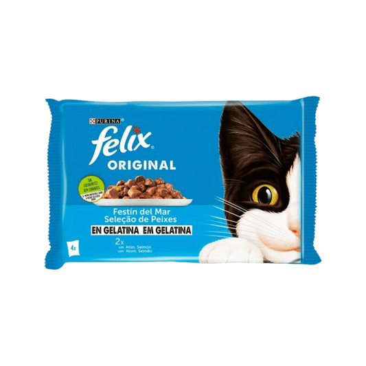 Felix Original Atún y Salmón en Gelatina image 0