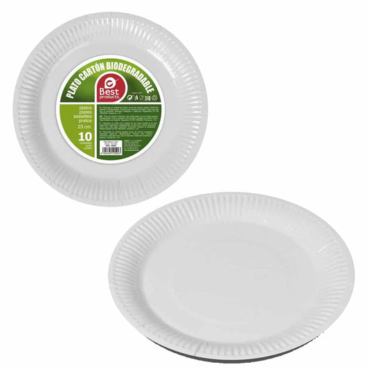 Plato Biodegradable Best 20cm 10u image 0