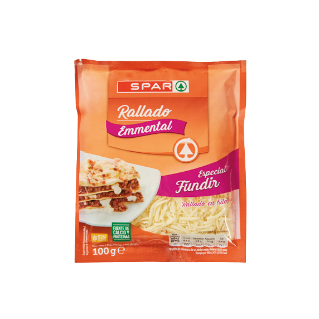Queso Rallado Emmental SPAR 100g image 0