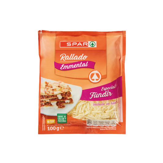 Queso Rallado Emmental SPAR 100g image 0