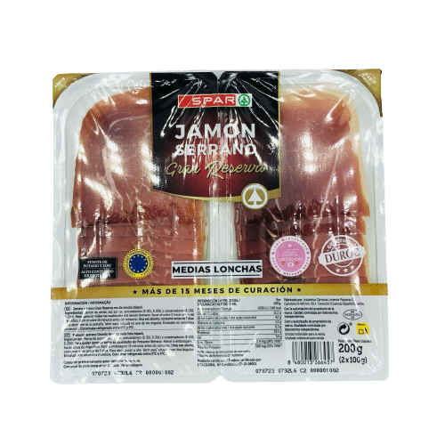 Jamón Serrano Gran Reserva SPAR Medias Lonchas 2x100g image 0