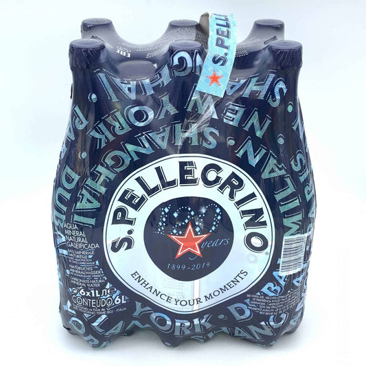 Agua con Gas S. Pellegrino 6x1L image 0
