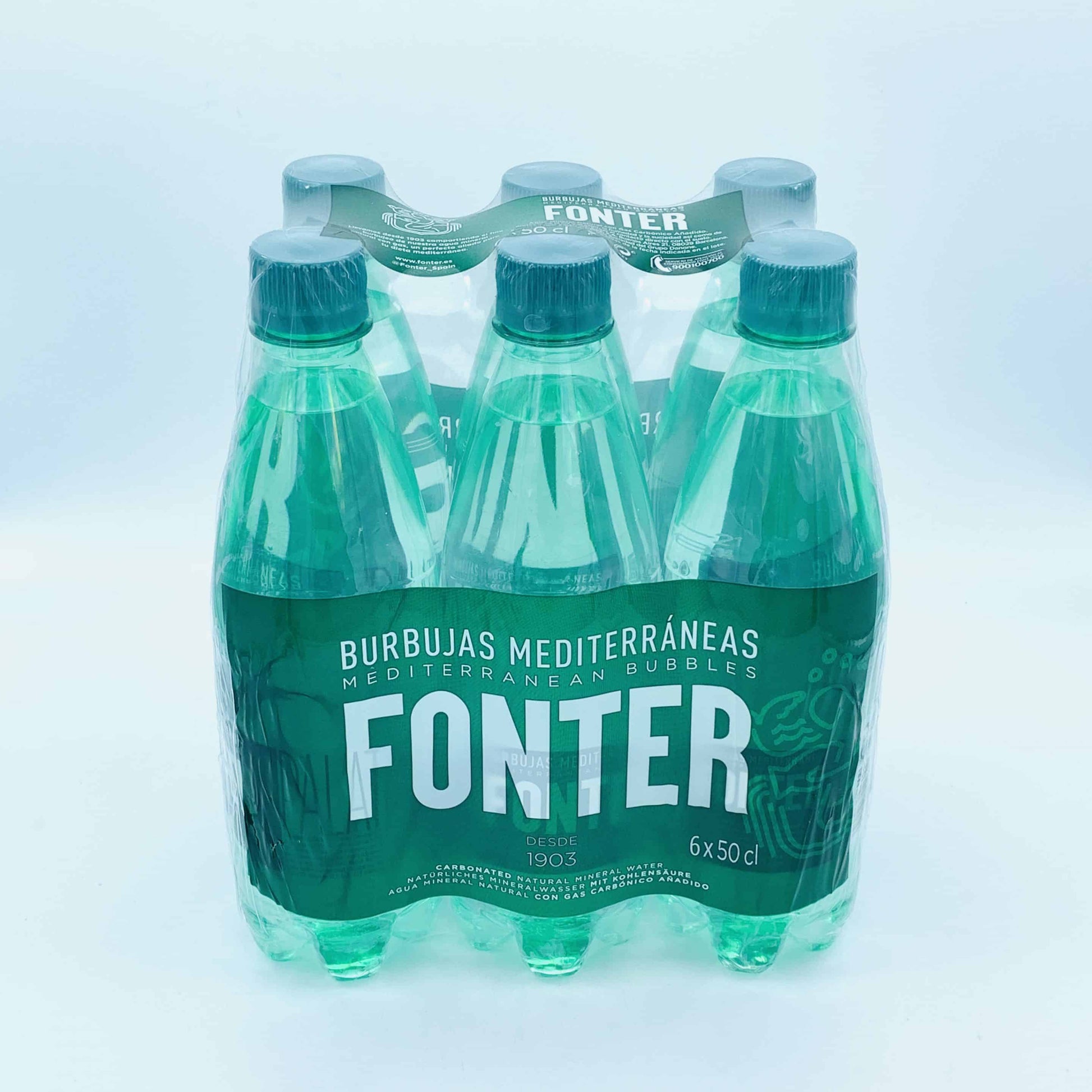 Agua con Gas Fonter 6x50cl image 0
