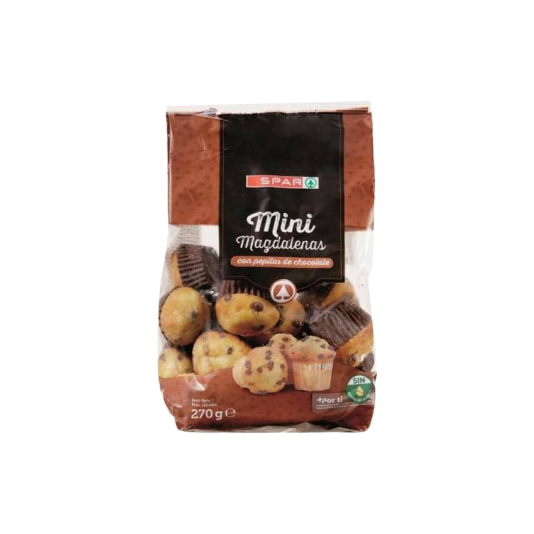 Mini Magdalenas con Pepitas de Chocolate SPAR 270g image 0