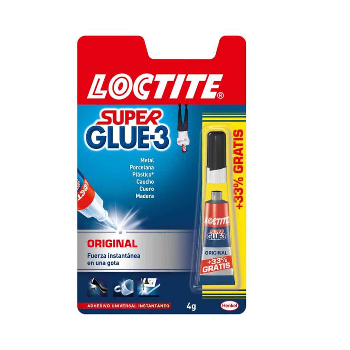 Super Glue-3 Loctite 4g o 4g+33% image 1