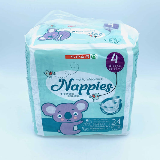 Pañales  Nappies 4 24u SPAR image 0