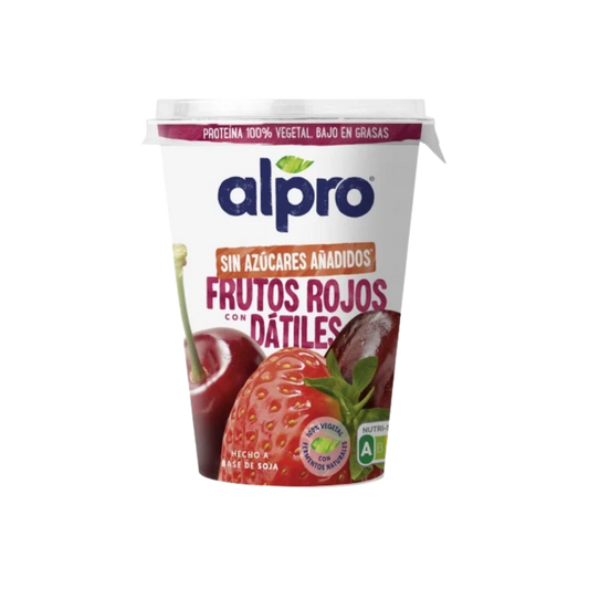 Alpro Soja, Frutos Rojos con Dátiles 400g image 0