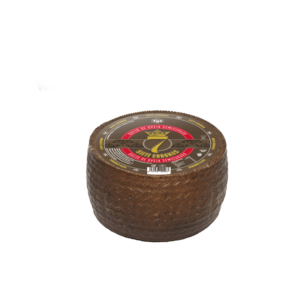 Queso Manchego Curado Siete Coronas Cuña 250g aprox image 0