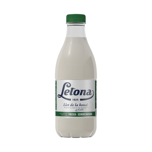 Leche Fresca Semidesnatada Letona 1L image 0