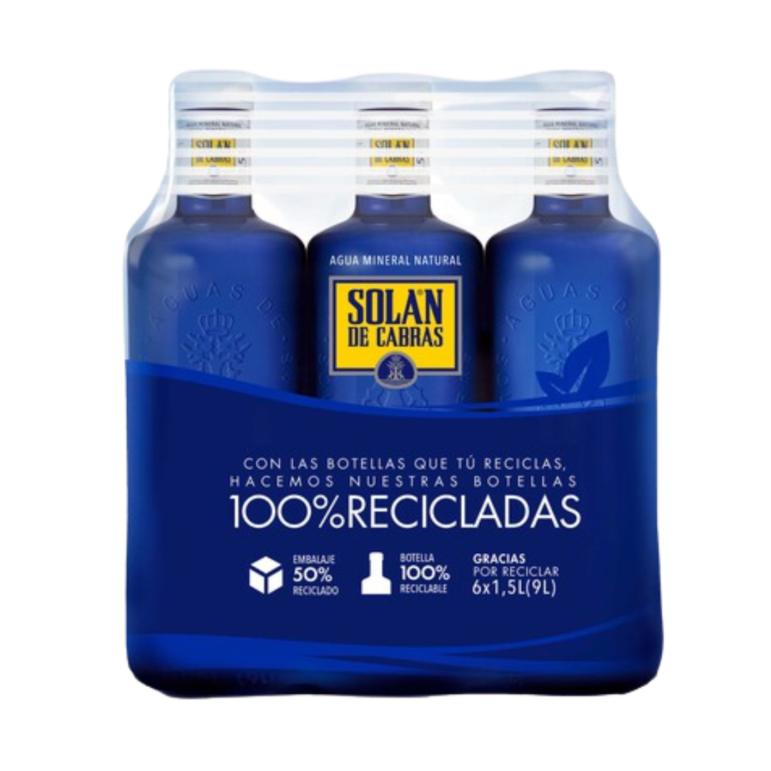 Agua Solán de Cabras 6x1,5L image 0