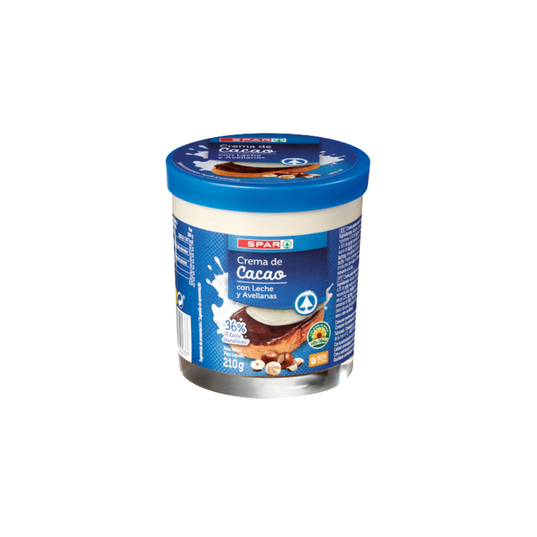 Crema de Cacao con Leche SPAR 210g image 0