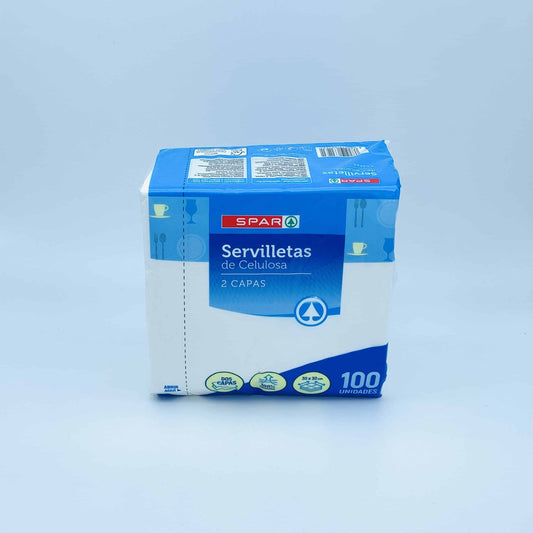 Servilletas de Celulosa 2 Capas SPAR 100u image 0