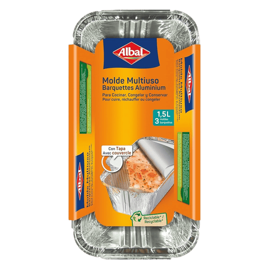 Molde de Aluminio Albal 1,5L 3u image 0