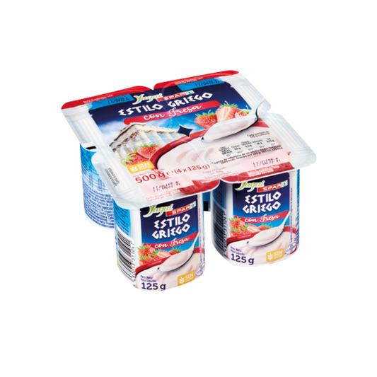 Yogur Griego con Fresa SPAR 4u image 0