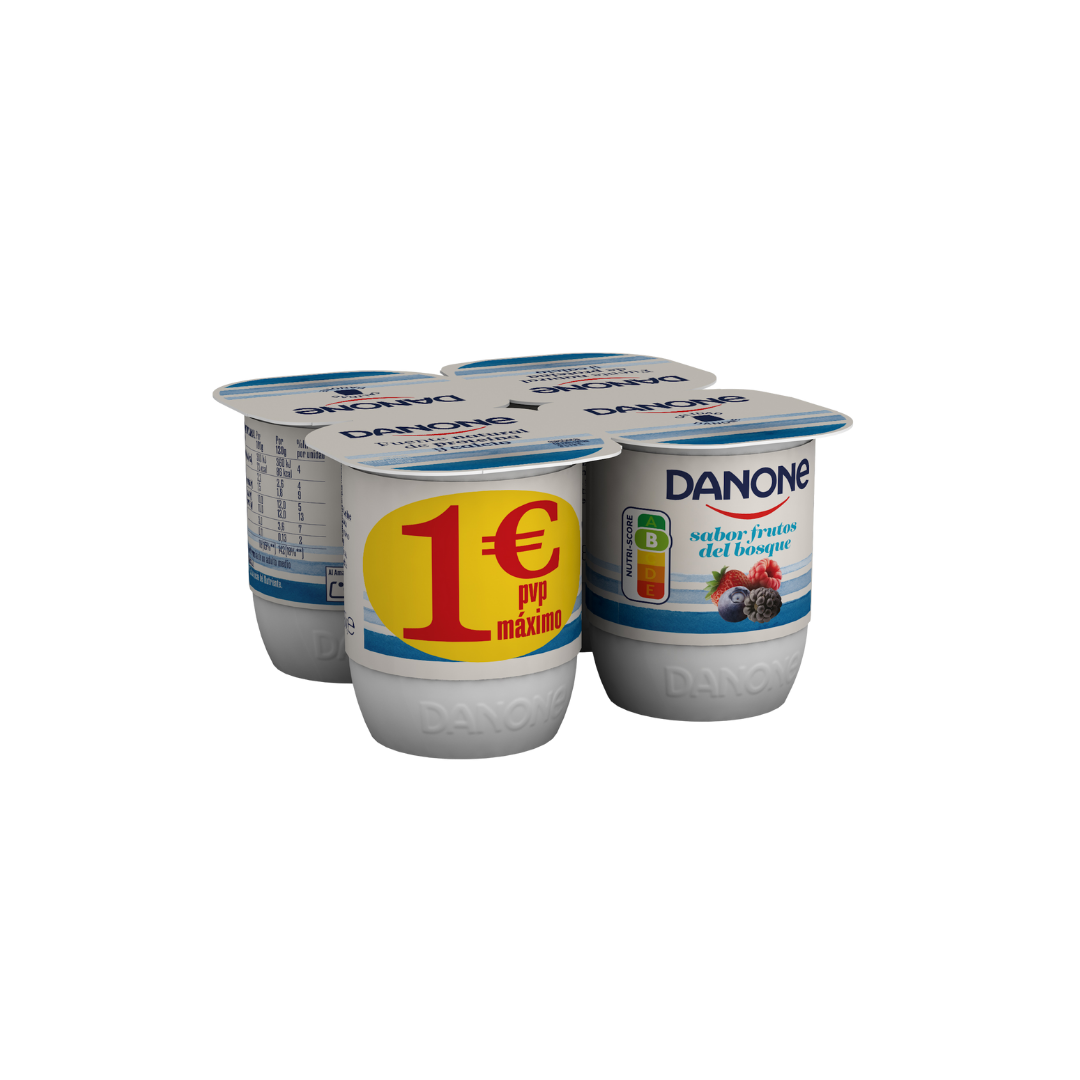 Yogur Sabor Frutos del Bosque Danone image 0