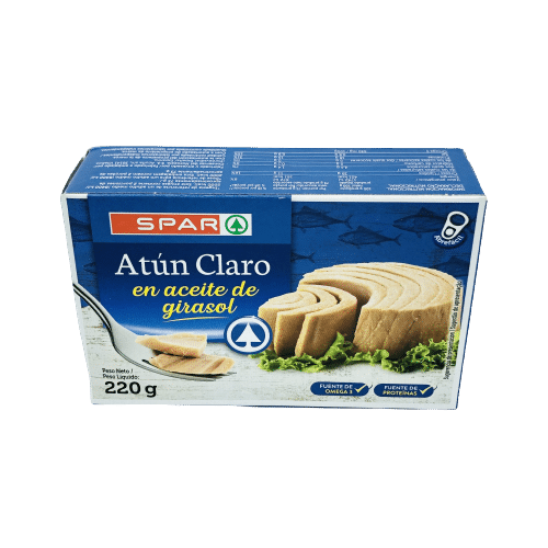 Atún Claro en Aceite de Girasol SPAR 220g image 0