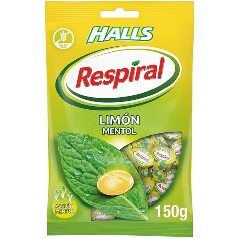 Caramelos de Limón Respiral Halls 150g image 0