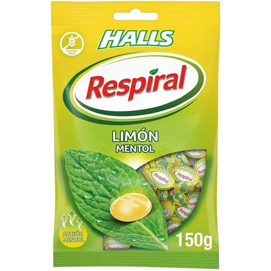 Caramelos de Limón Respiral Halls 150g image 0