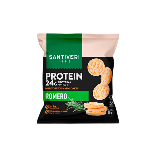 Santiveri Protein Mini Tortitas Sabor Romero image 0