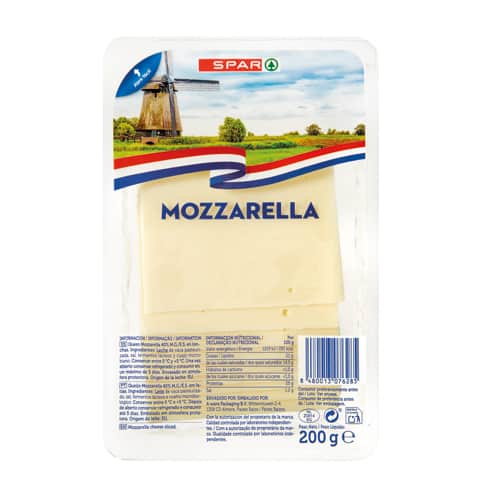 Queso Mozzarella en Lonchas SPAR image 0