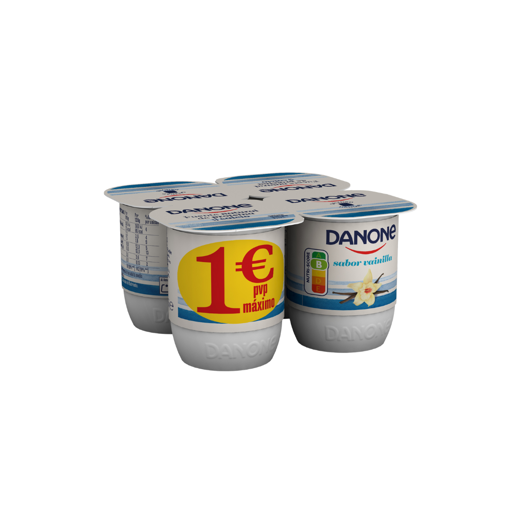 Yogur Sabor Vainilla Danone image 0
