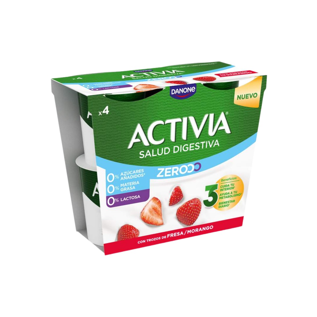 Activia Fresa 0% sin Lactosa image 0