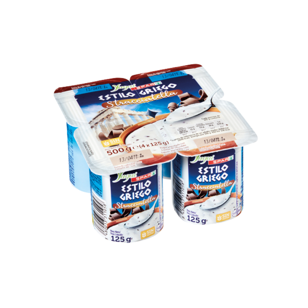 Yogur Griego Stracciatella SPAR 4u image 0