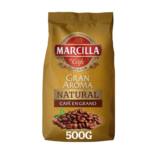 Marcilla Café Natural en Grano 500g image 0