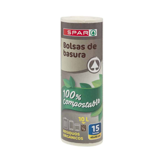 Bolsas de Basura 100% Compostable Spar 10L 15u image 0