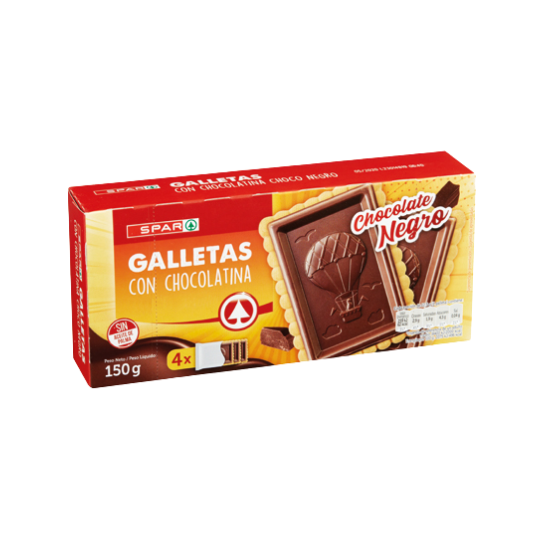 Galletas con Chocolate Negro SPAR image 0