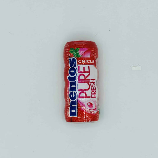 Chicle Mentos Pure Fresa sin Azúcar 30g image 0