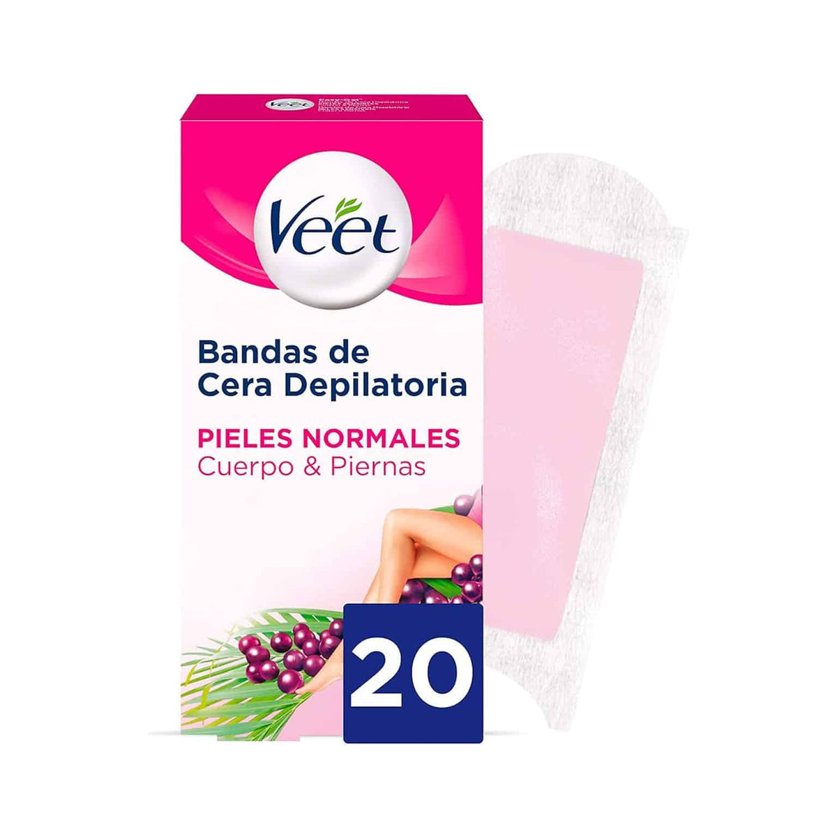 Veet Bandas de Cera Depilatoria Corporal Piel Normal image 0