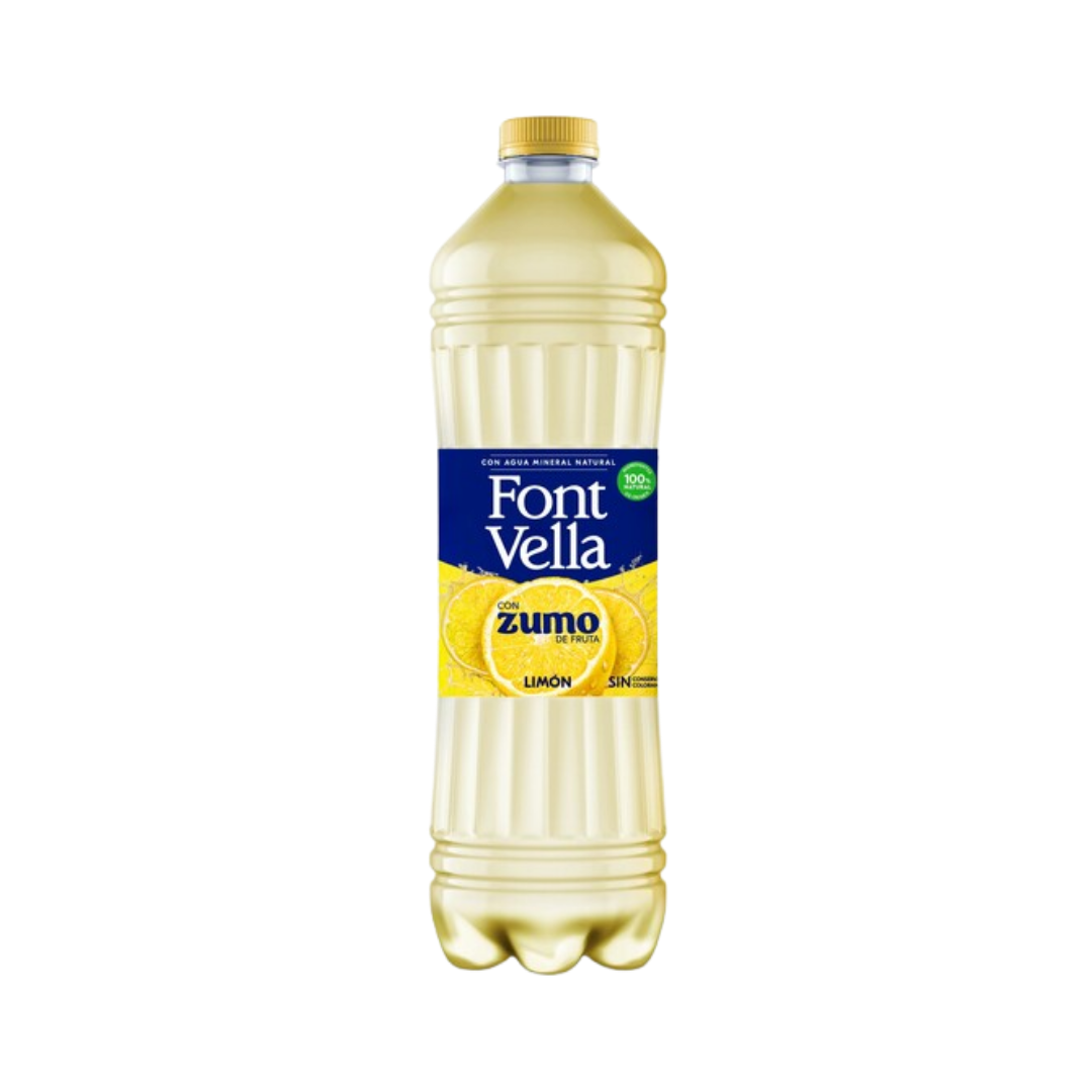 Agua Font Vella con Zumo de Limón 1,25L image 0