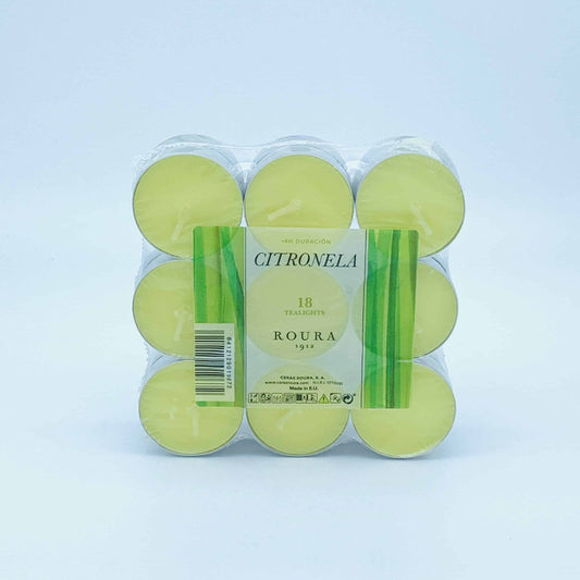 Citronela 18 Tealights Roura image 0